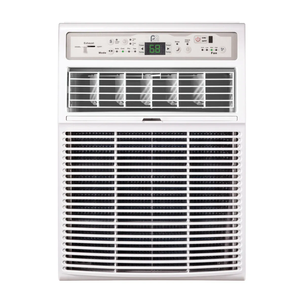 10,000 BTU 115V Casement Slider Window Air Conditioner with Follow-Me Remote Control