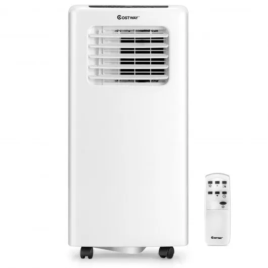 10000 BTU Portable Air Conditioner with Dehumidifier and Fan Modes-White