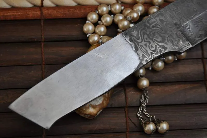 11 Inch Handmade Damascus Steel Blank Blade - 9406