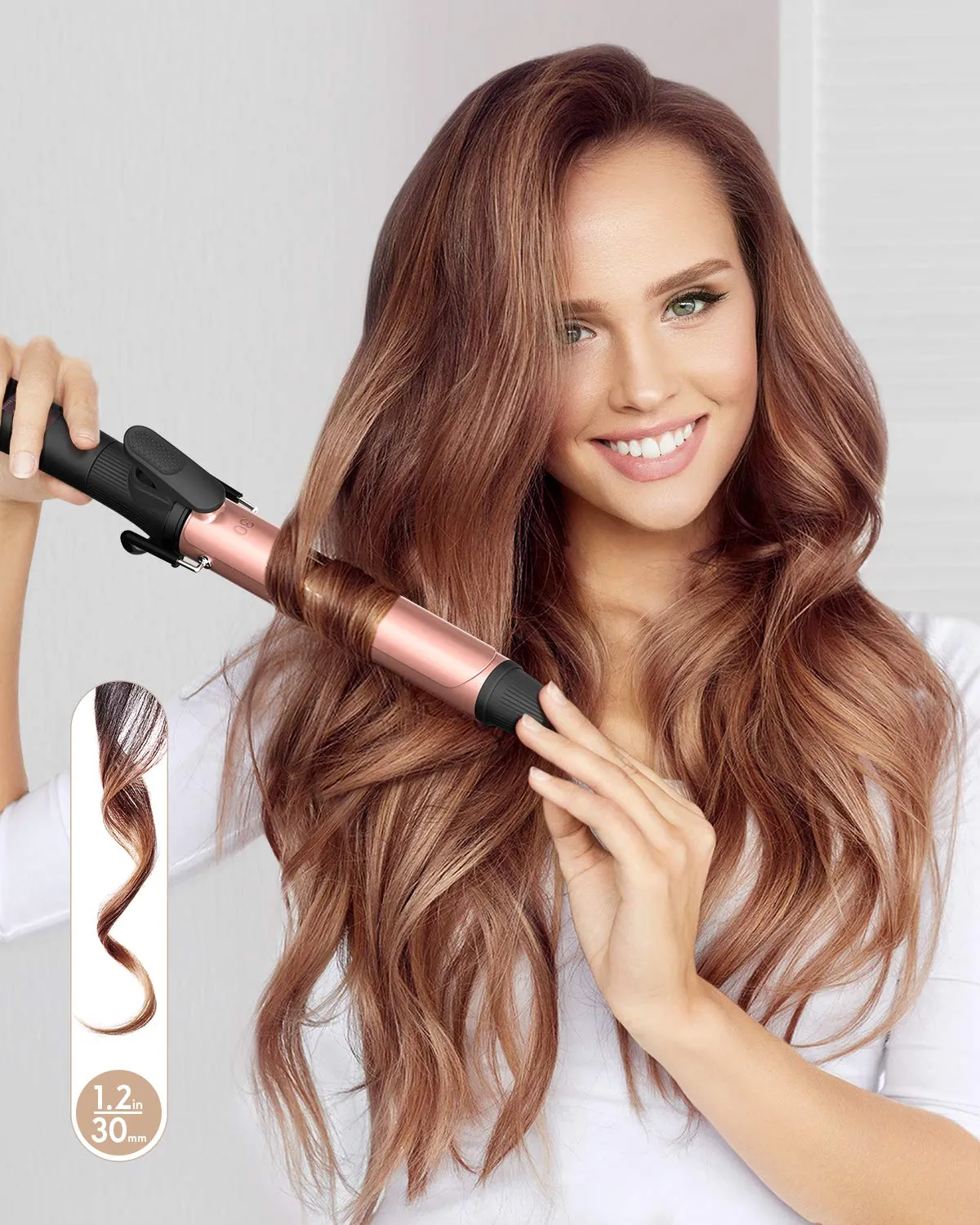 1.2-Inch Curling Iron Hair