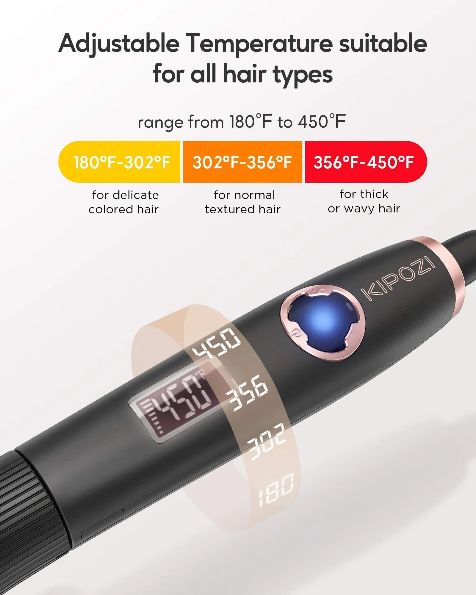 1.2-Inch Curling Iron Hair