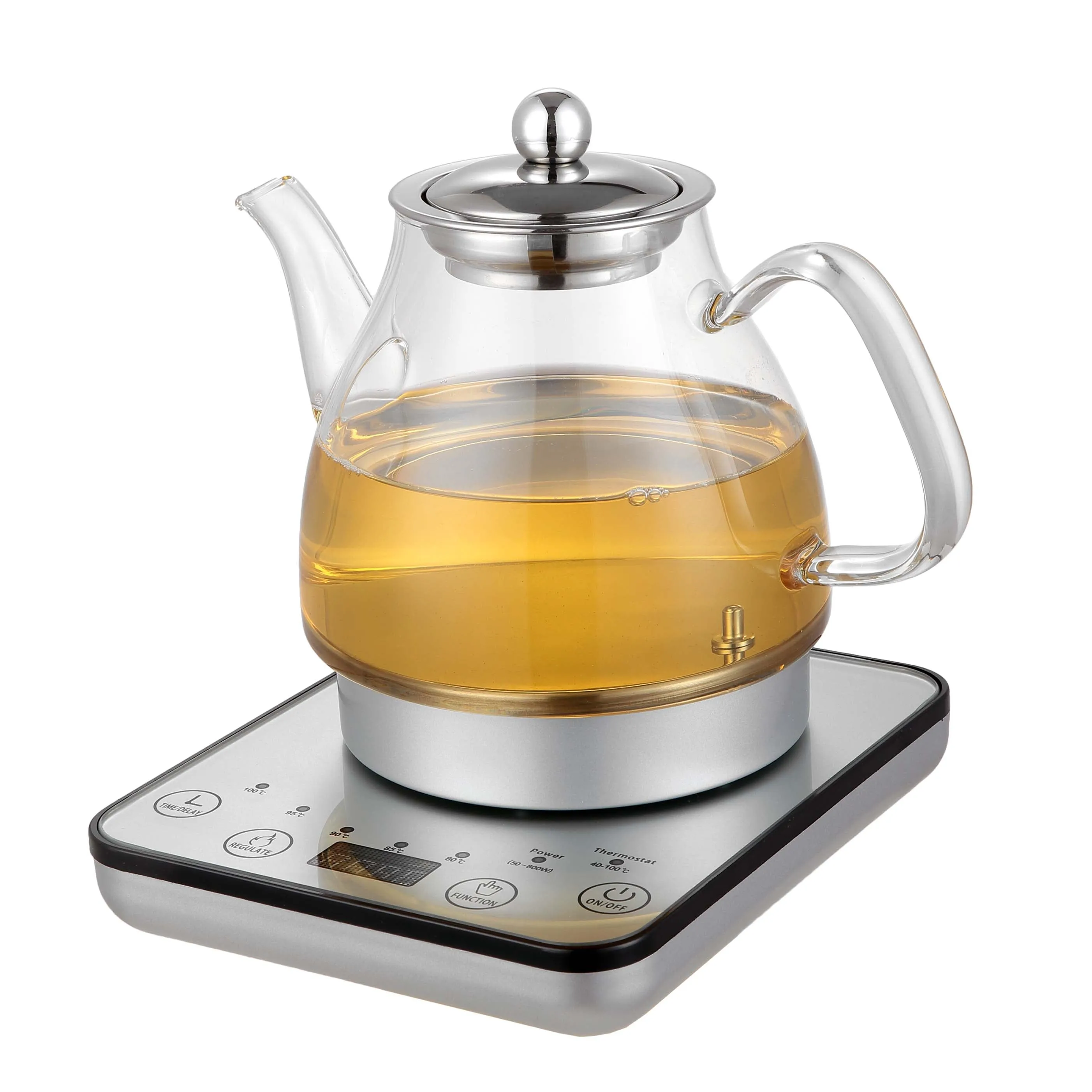 1.2L Digital Glass Kettle w/ Electric Tea Pot & Infuser 800W