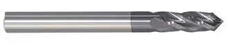 208-824378: 3/8in. Dia., 2-1/2in. Overall Length, 4-Flute, Carbide Drill Mill- SE, 82 deg, AlTiN, USA