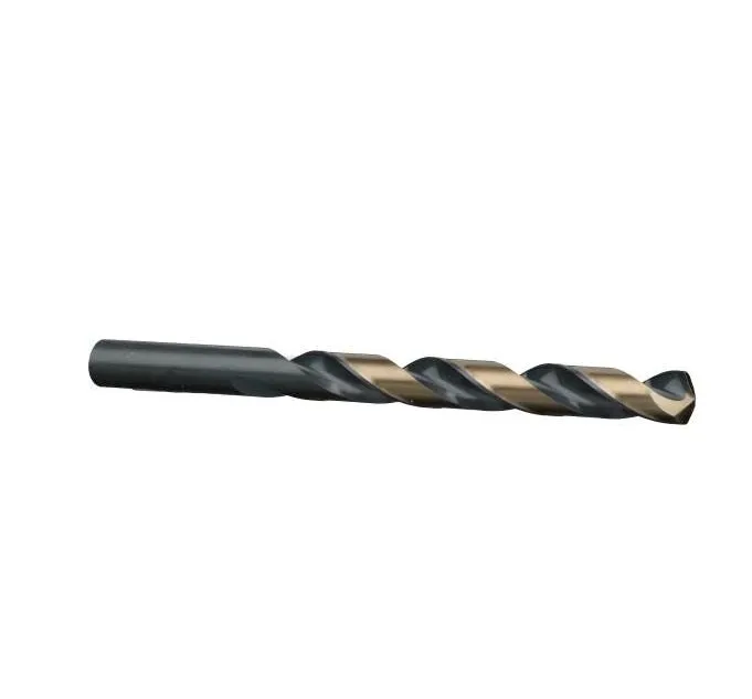 #33 Wire Size Jobber Length Drill Bit - Black and Gold - Split Point - 12 Pack