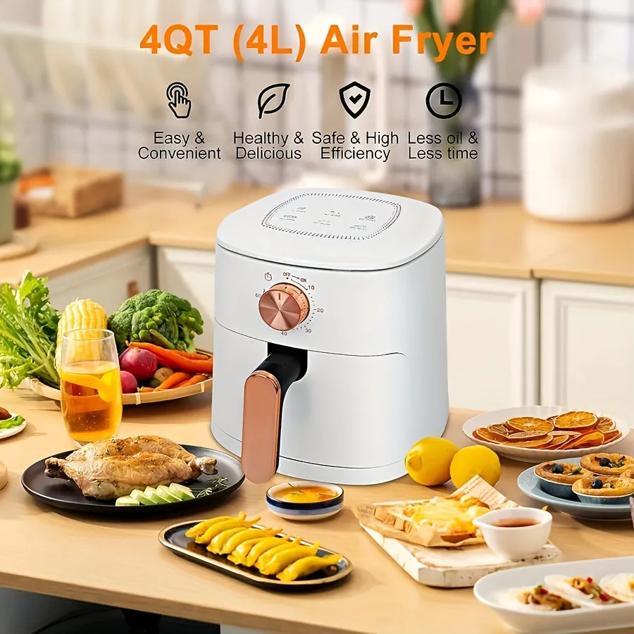 4 Liters Touch Screen Air Fryer Healthy, Oil Free Cooking with One Click Control