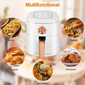 4 Liters Touch Screen Air Fryer Healthy, Oil Free Cooking with One Click Control