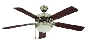 52" Ceiling Fan in Brushed Nickel