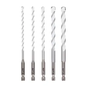 5pc. SHOCKWAVE™ Carbide Multi-Material Drill Bits