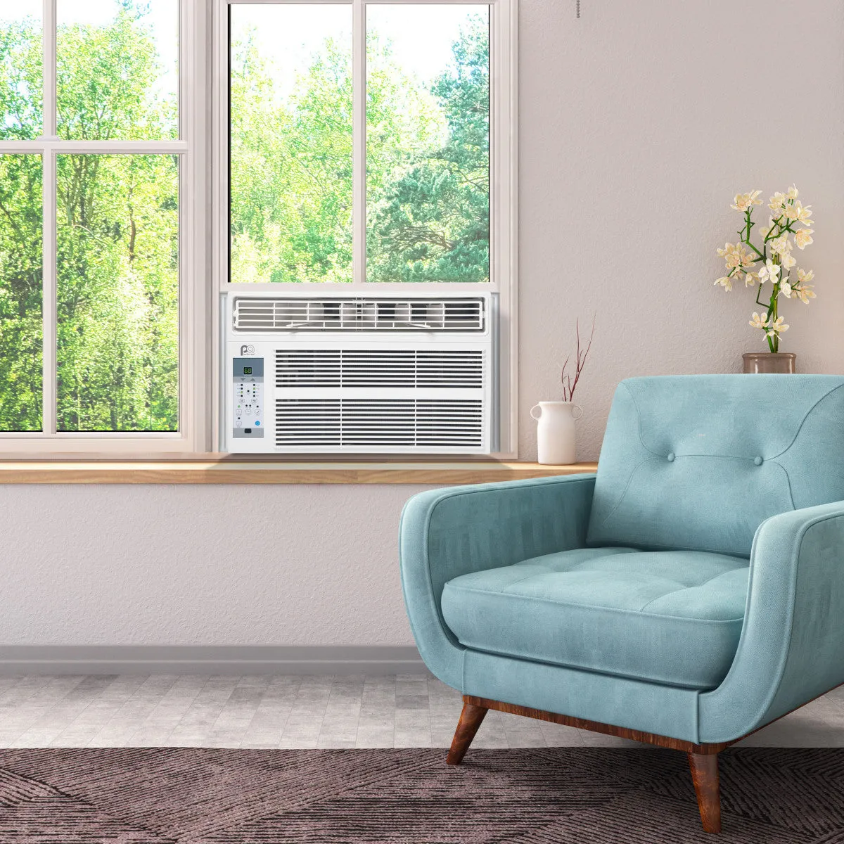 6,000 BTU High-Efficiency Air Conditioner with Remote Control