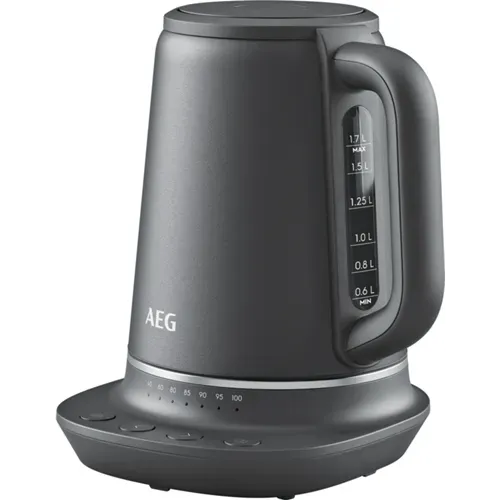 AEG Gourmet 7 K716BPU 2.4kW 1.7 Litre Cordless Kettle - Graphite Grey