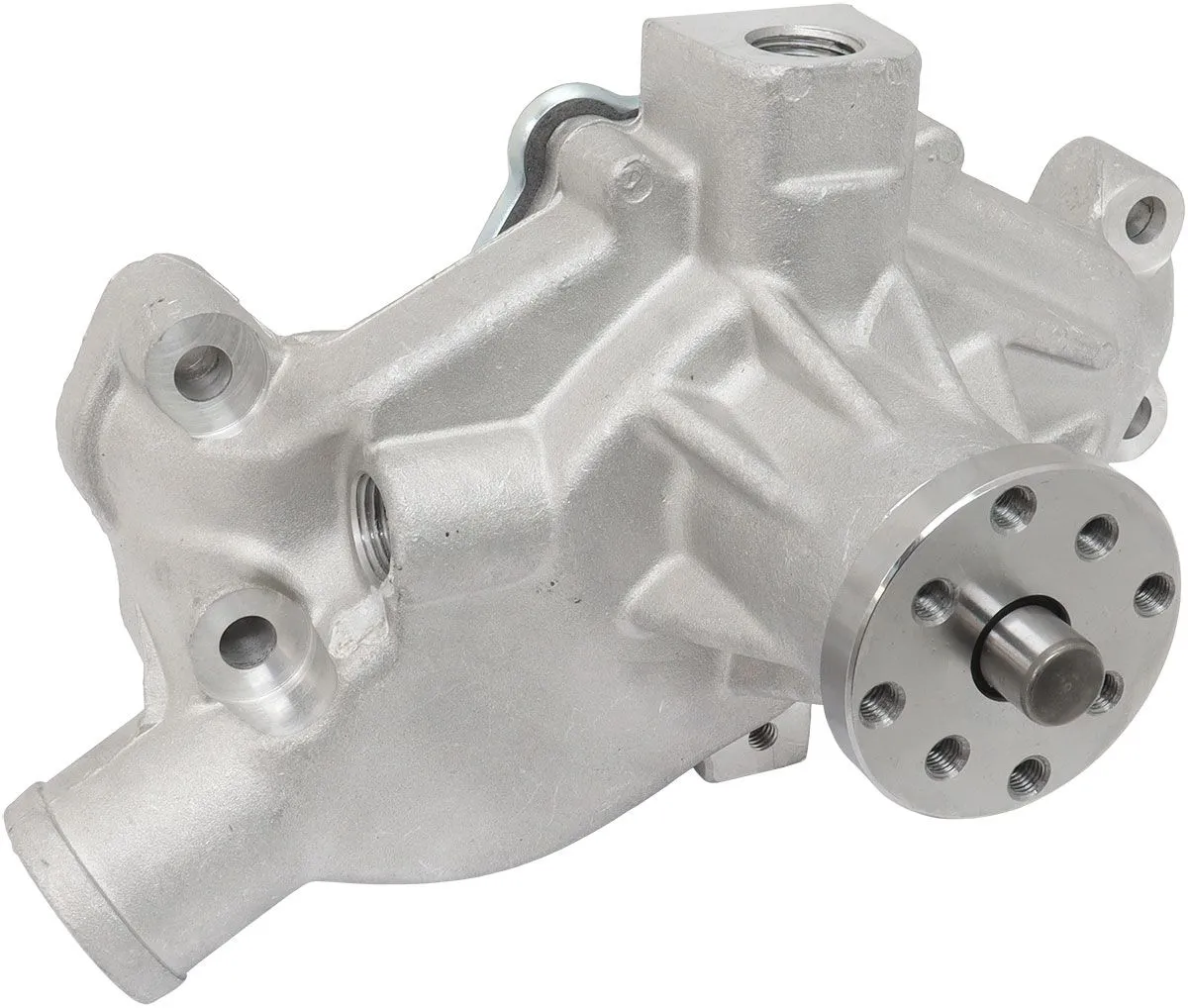 Aeroflow Small Block Chev Short Water Pump - Natural Cast (AF64-2350)