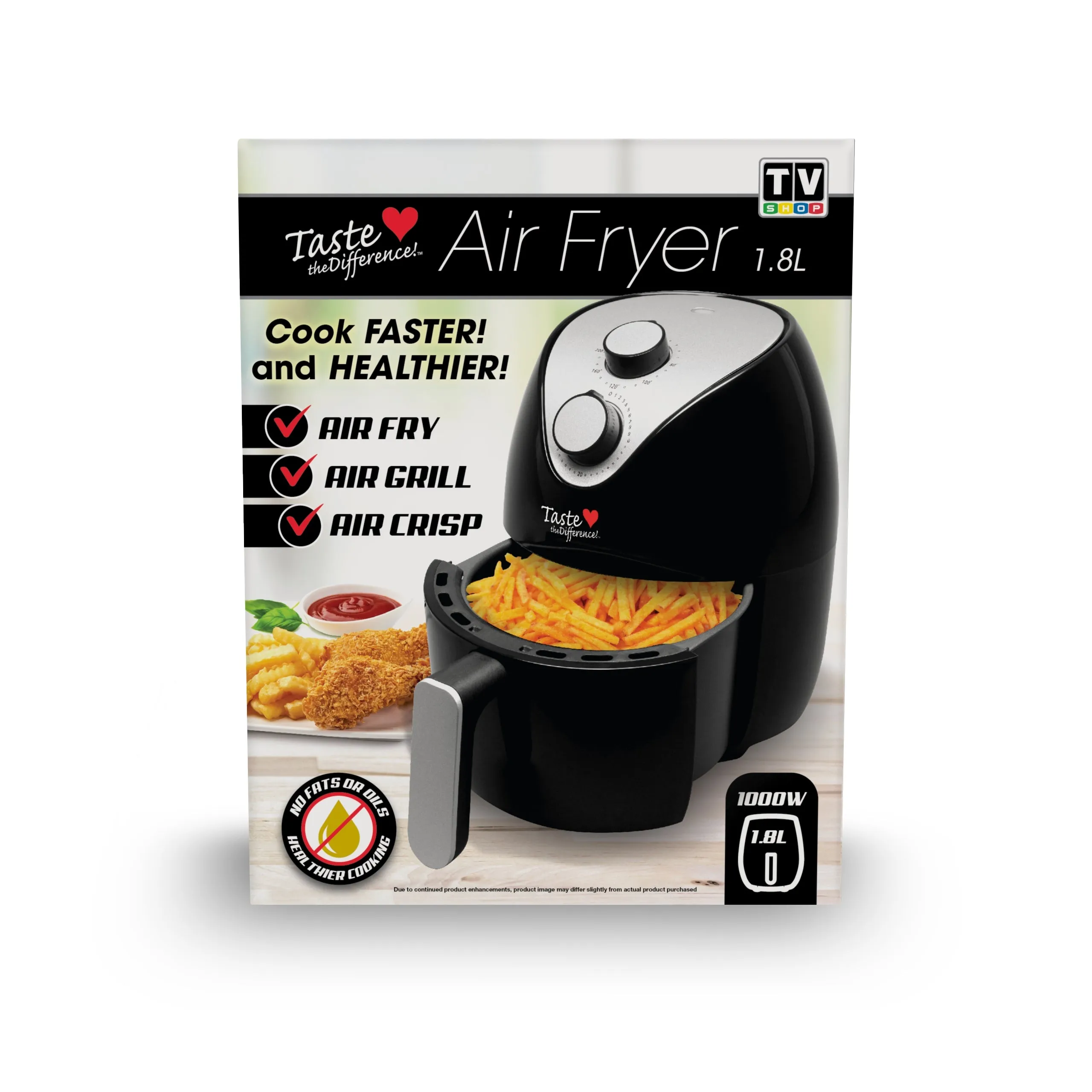 Air Fryer 1.8L - Taste the Difference