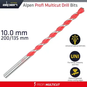 ALPEN PROFI MULTICUT DRILL BIT 10 X 200MM ALP72910