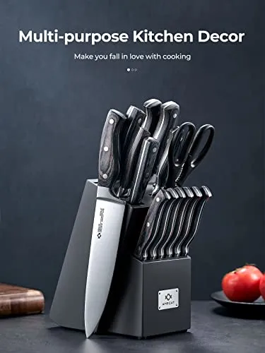 AMEGAT 15-Piece Knife Set (New)