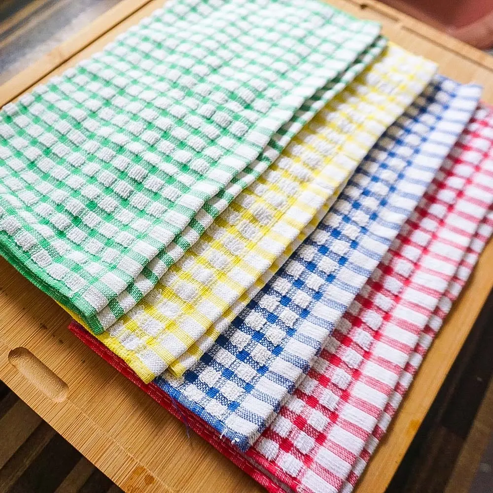 &Keep Cotton Checked Dish Cloth