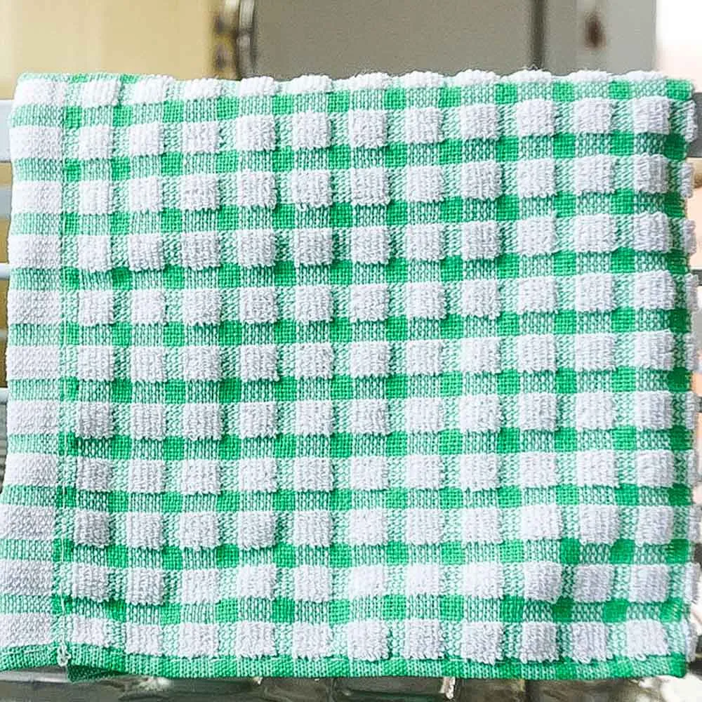 &Keep Cotton Checked Dish Cloth