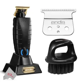 Andis 74100 GTX - EVO Cordless Li Trimmer With Charging Stand   Carbon Steel Replacement Blade