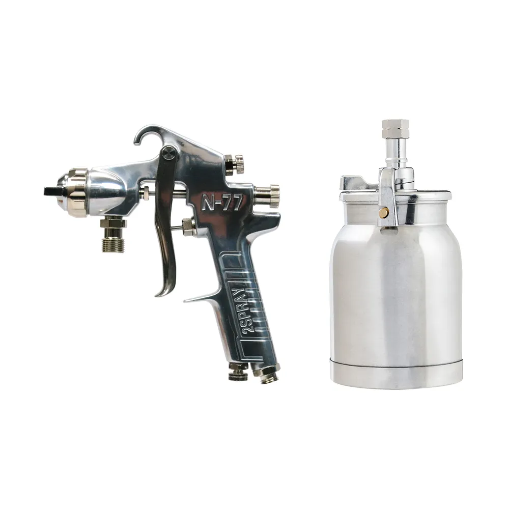 Anest Iwata 2SPRAY N77 2.5 mm Suction Spray Gun With 1L Pot PS.1000 N77.3