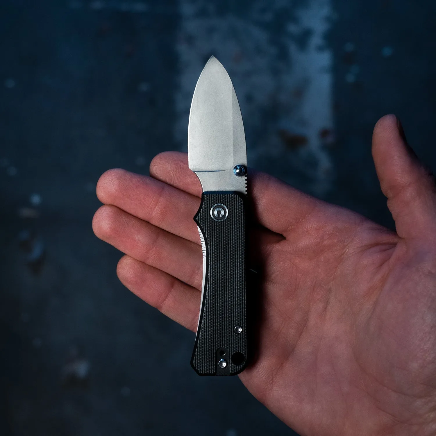 Baby Banter Pocket Knife - Purple G10 - Black Stonewash Nitro V