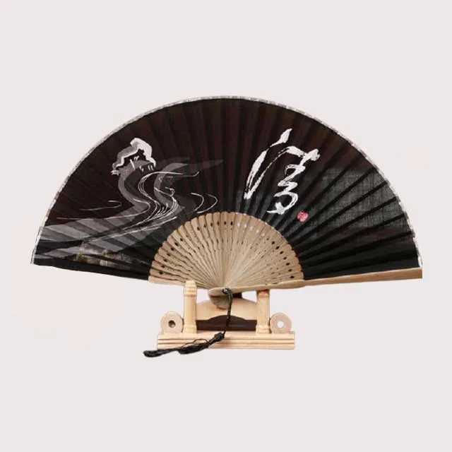 Bamboo Silk Hand Fan