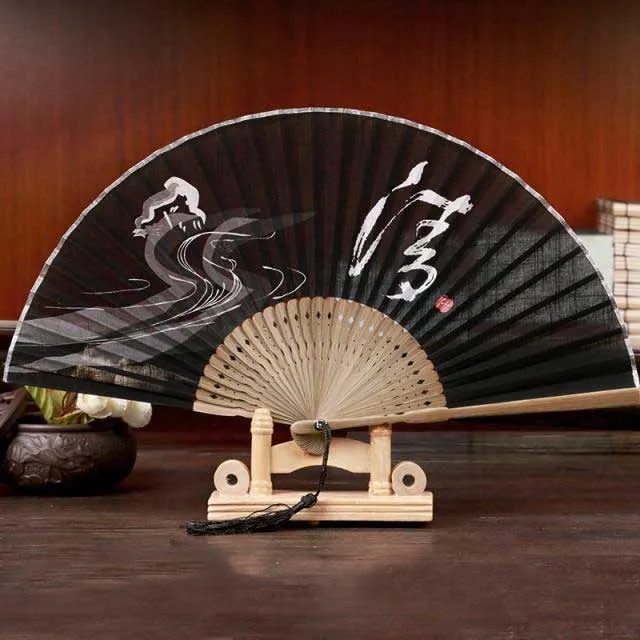 Bamboo Silk Hand Fan