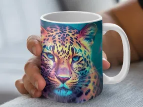 Beautiful Leopard Coffee Mug, Leopard Print Coffee Mug, Leopard Print Mug Gift for Her, Cute Leopard Mug, Leopard Gifts