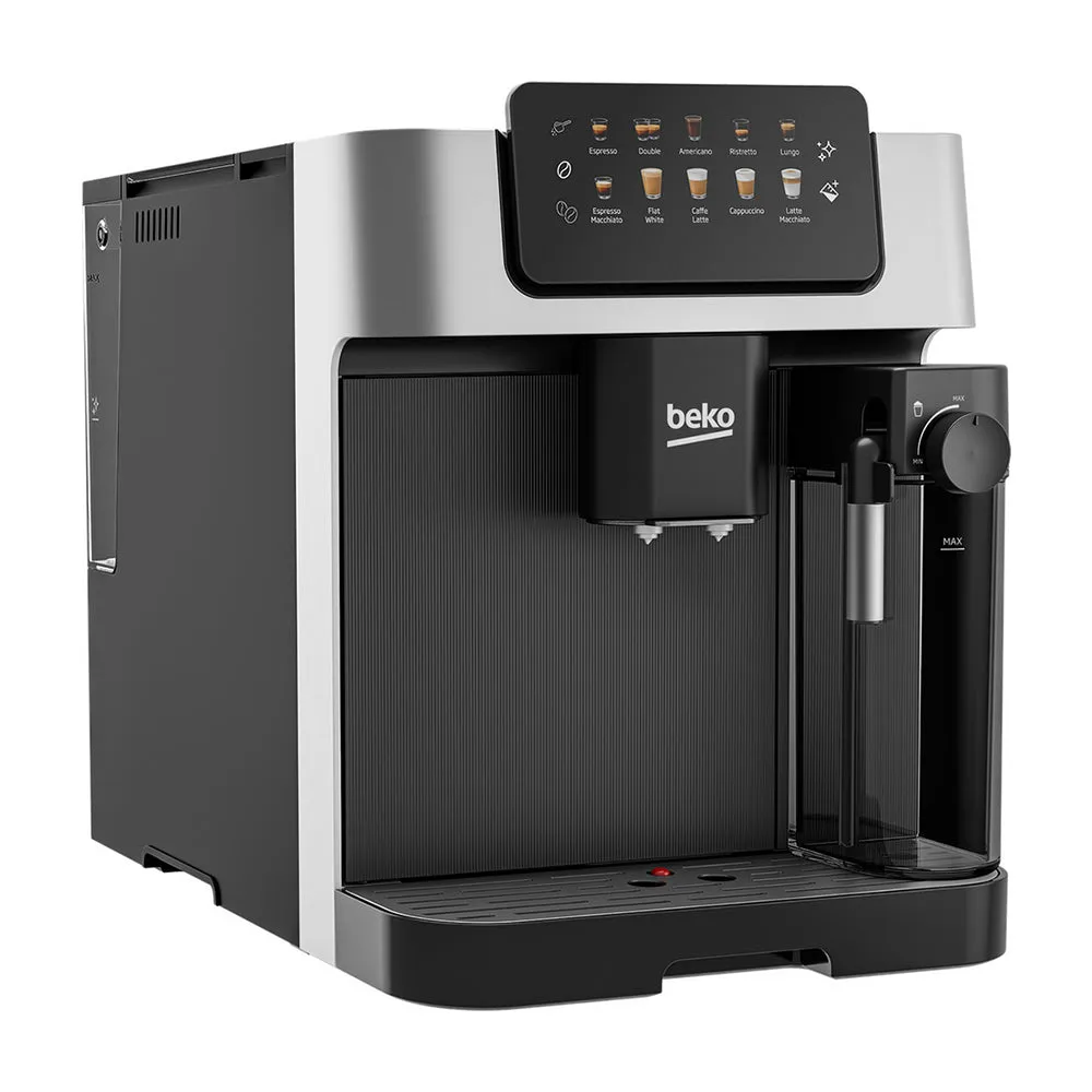 Beko CEG7304X CaffeExperto Fully Automatic 2L Bean To Cup Coffee Machine with Integrated Milk Jug Silver