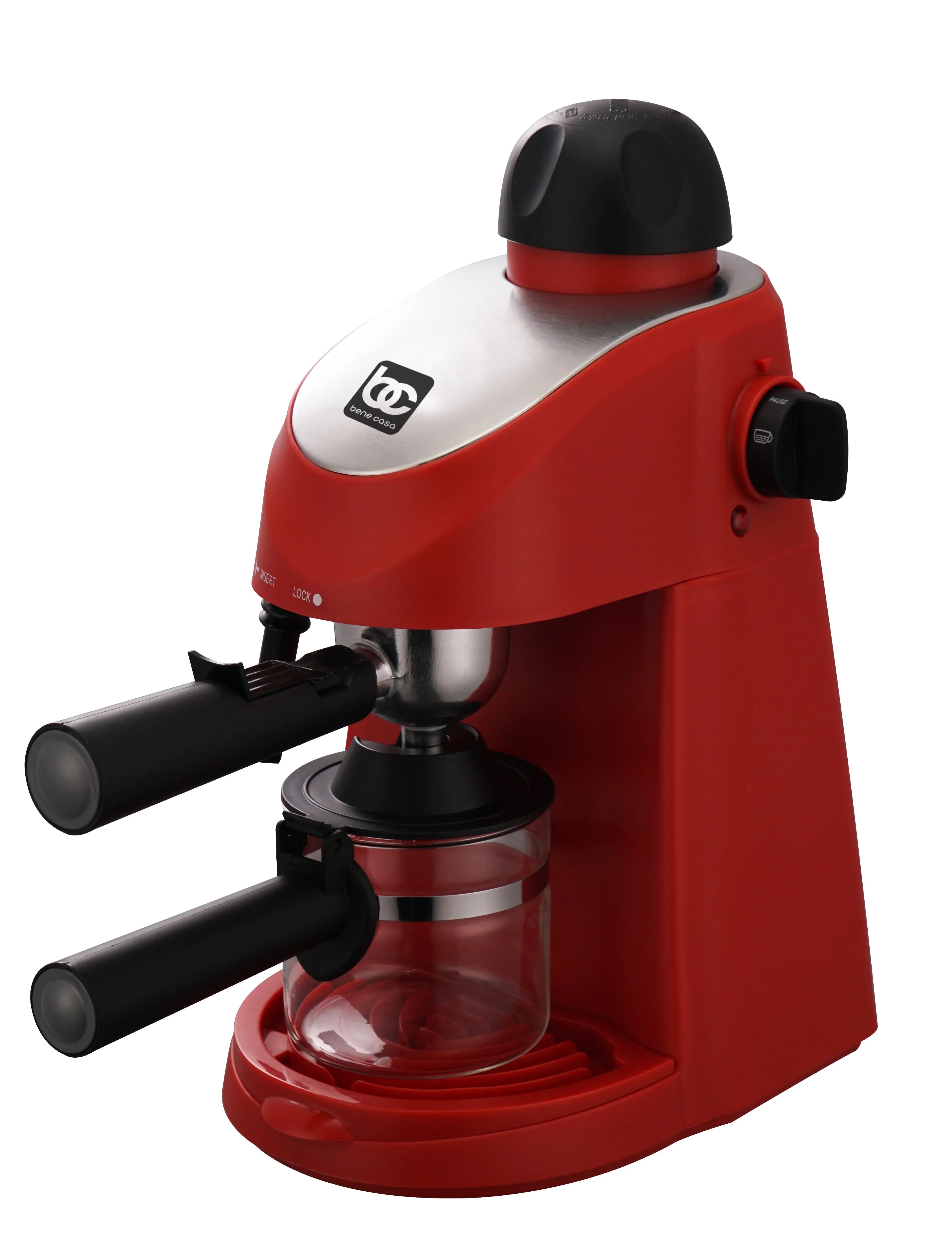 Bene Casa 4-Shot Steam Espresso Maker