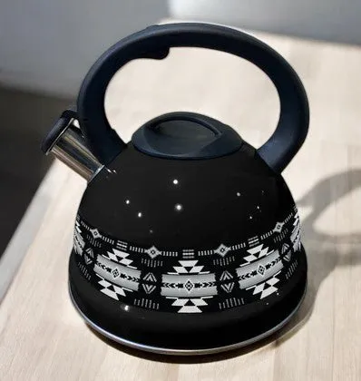 Black 3L Stainless Steel Tea Kettle