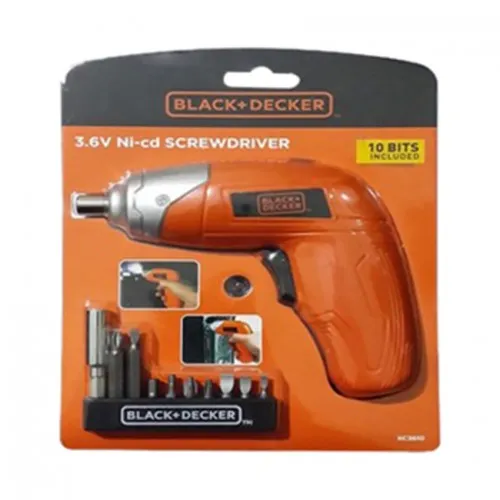 Black & Decker Cordless Screwdriver 3.6V