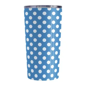 Blue Polka Dot Tumbler Cup