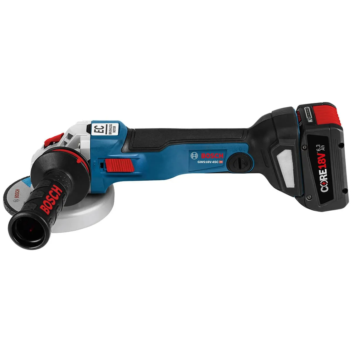 Bosch GWS18V-45CN 18V EC Brushless Connected - Ready 4.5" Angle Grinder