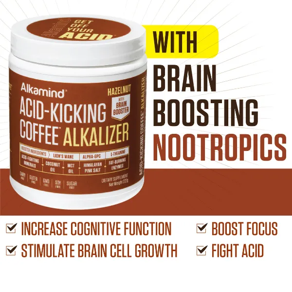 Brain-Boosting Coffee Alkalizer - Hazelnut