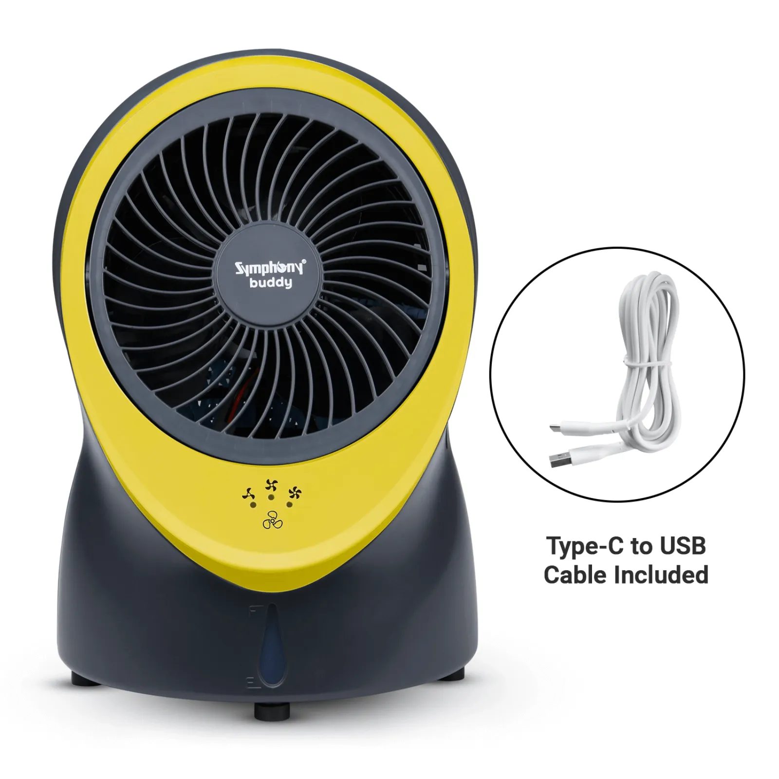 Buddy Spot Cooling Fan, Yellow