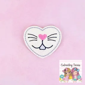 Bunny Heart Feltie Design