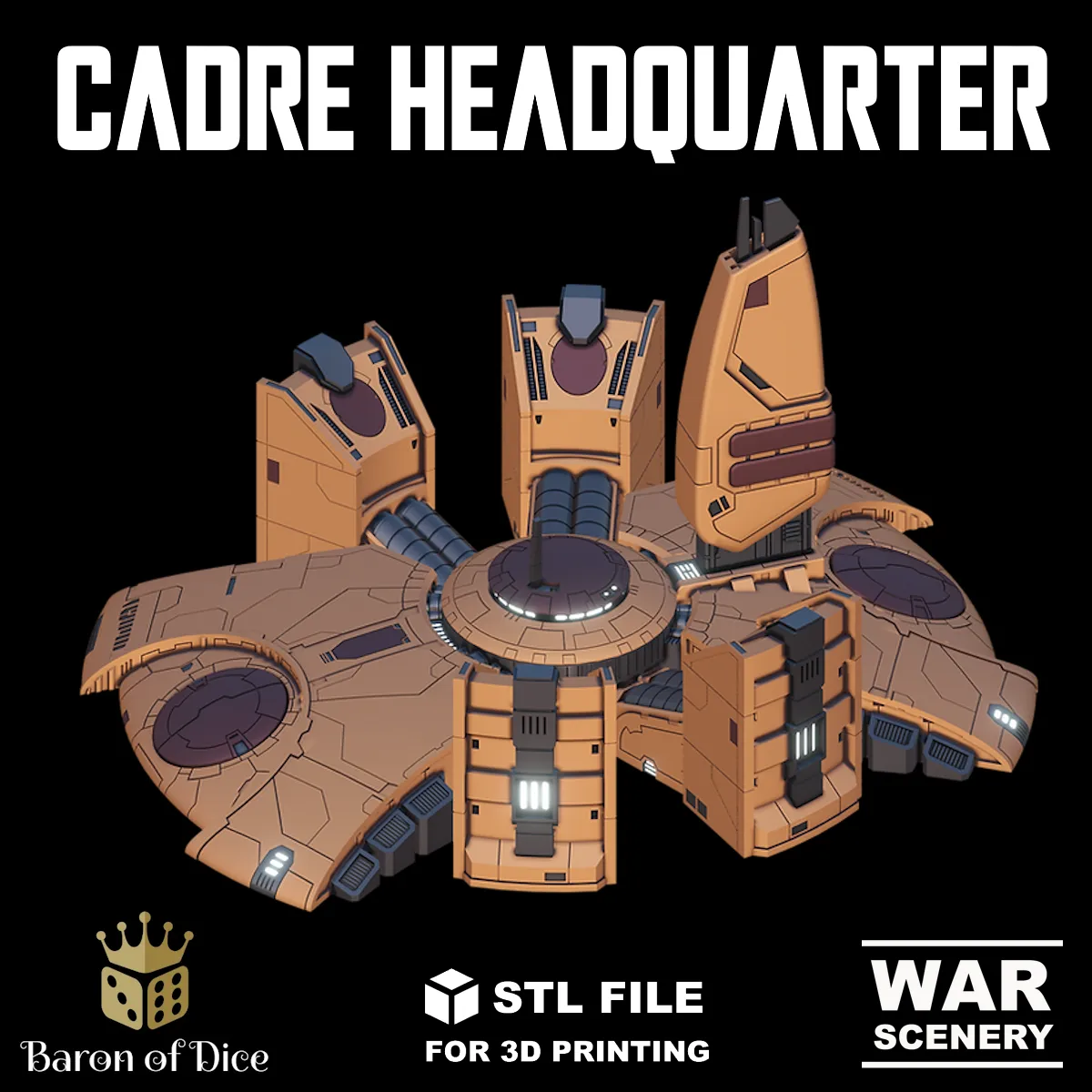 Cadre Headquarters (STL File)