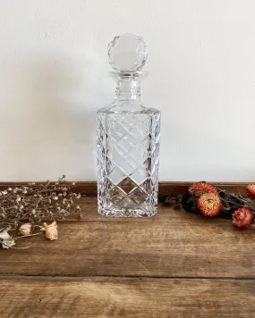 Carafe en cristal ciselé