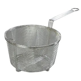 Carlisle 9.75" Round Mesh Fryer Basket with 8.5" Handle