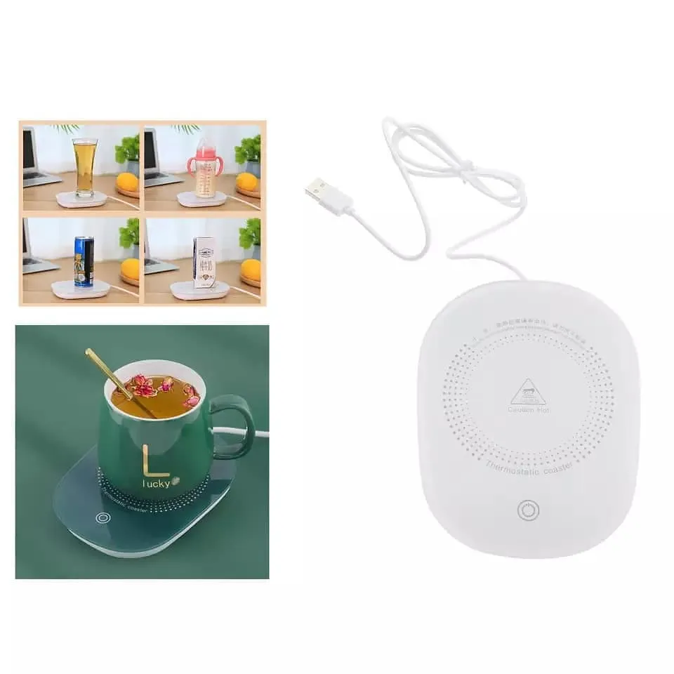 Classy Electric Cup Warmer With Spoon