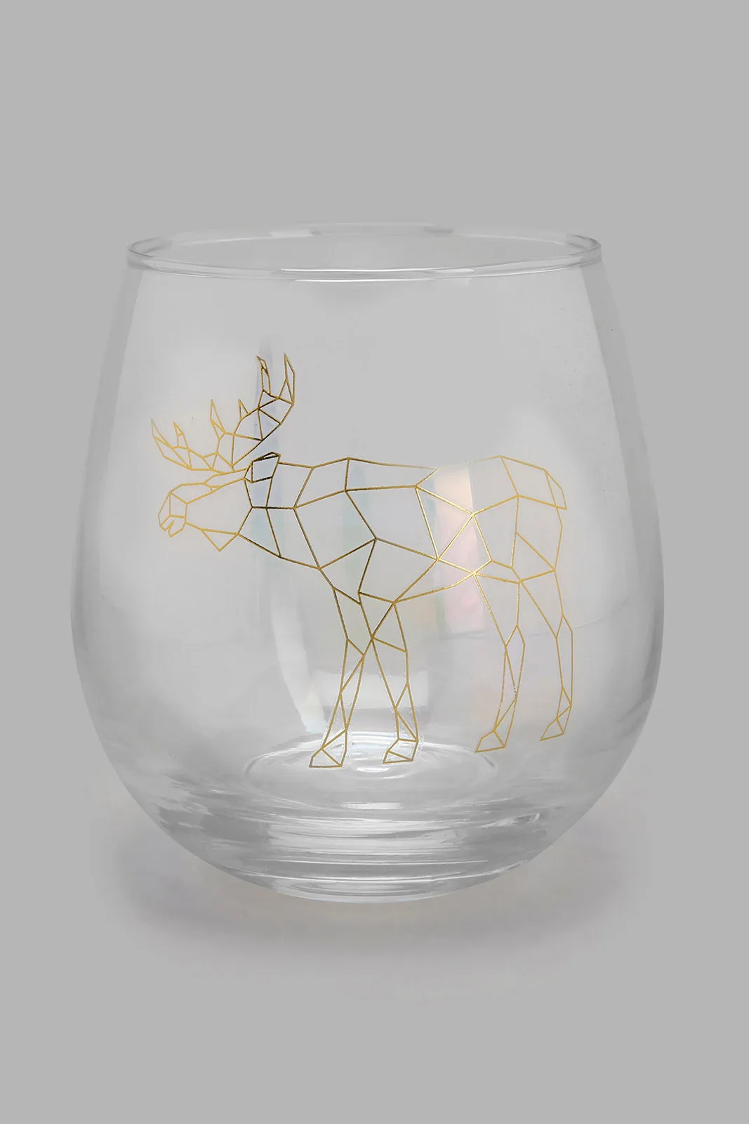 Clear Animal Print Glass (2 Piece)