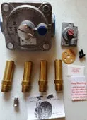 Conversion Kit, Fryer 4 burner,  Nat to LP -  w/ Robertshaw or White Rodgers Valve,  NRE # 054331