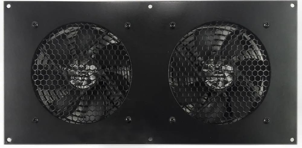 Coolerguys Dual 120mm Fan Cooling Kit with Programmable Thermal Controller