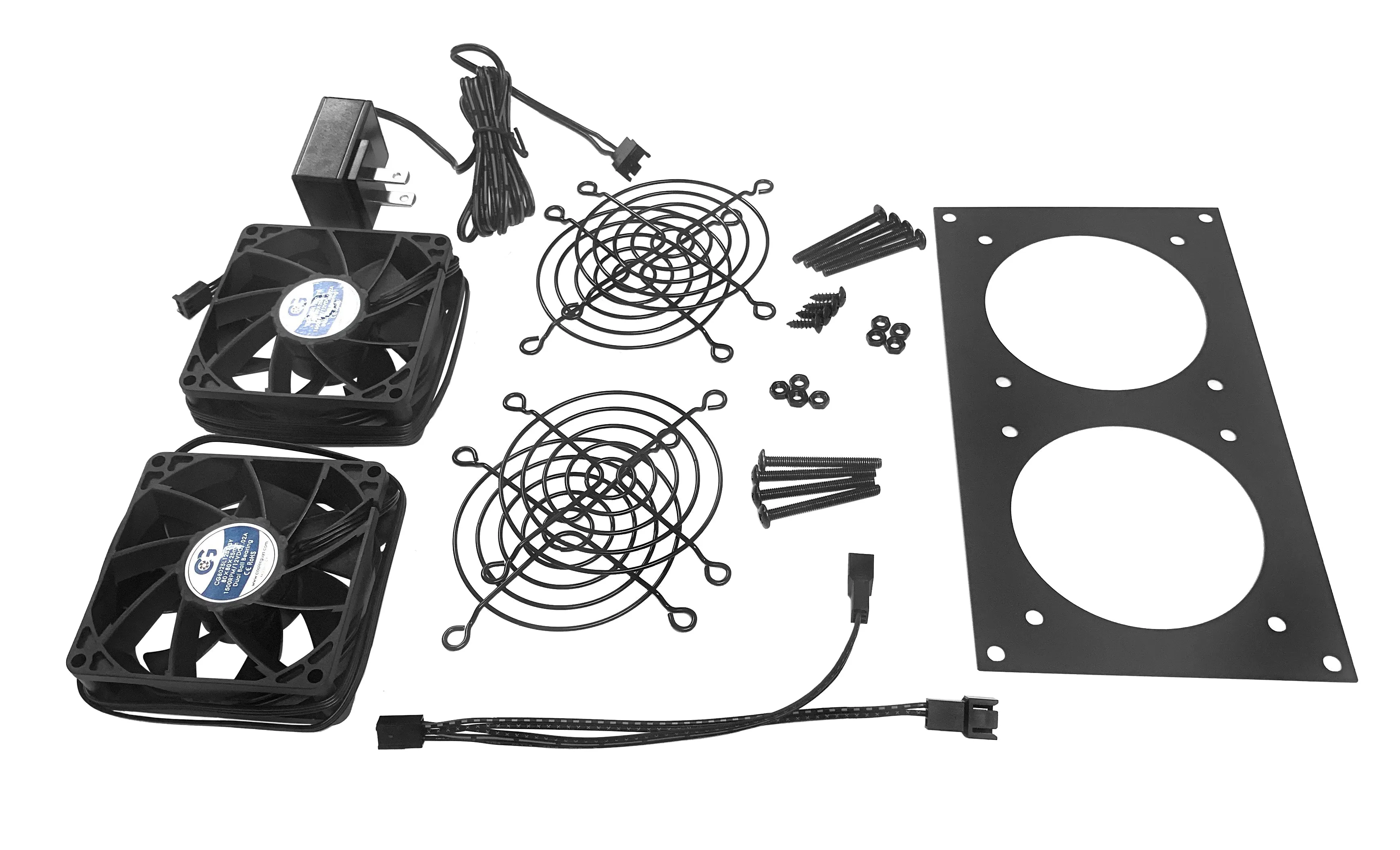 Coolerguys Dual 80mm Fan Cooling Kit