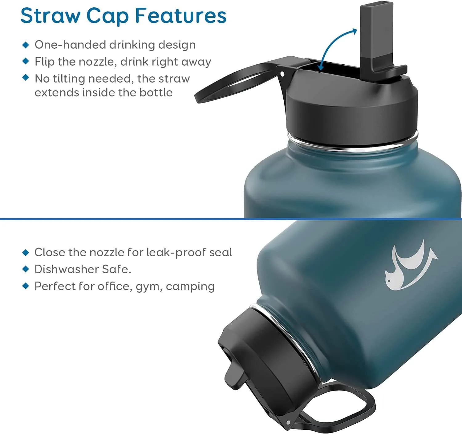 Coolflask Straw Lid Set