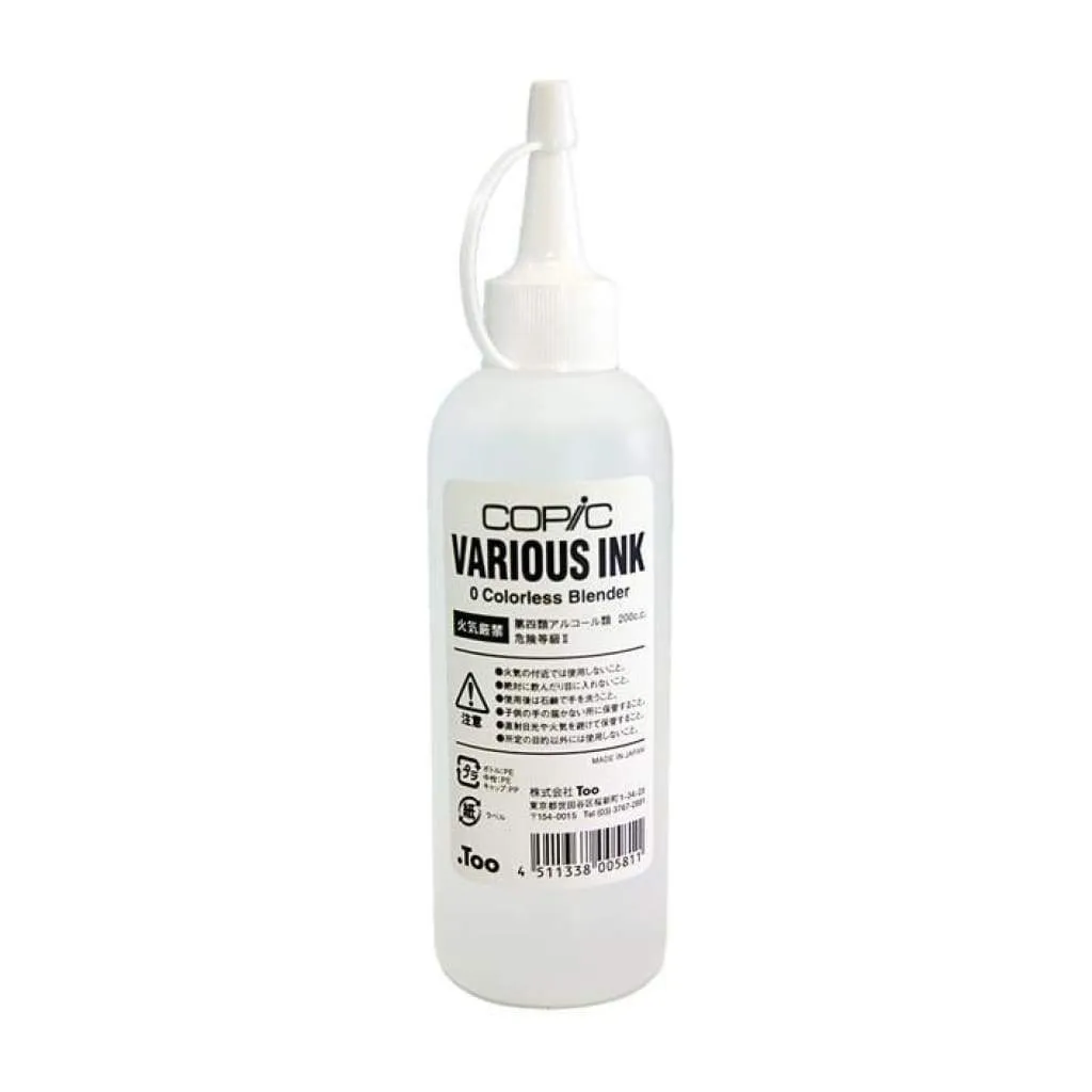 Copic Ink - Colourless Blender 0 200Cc