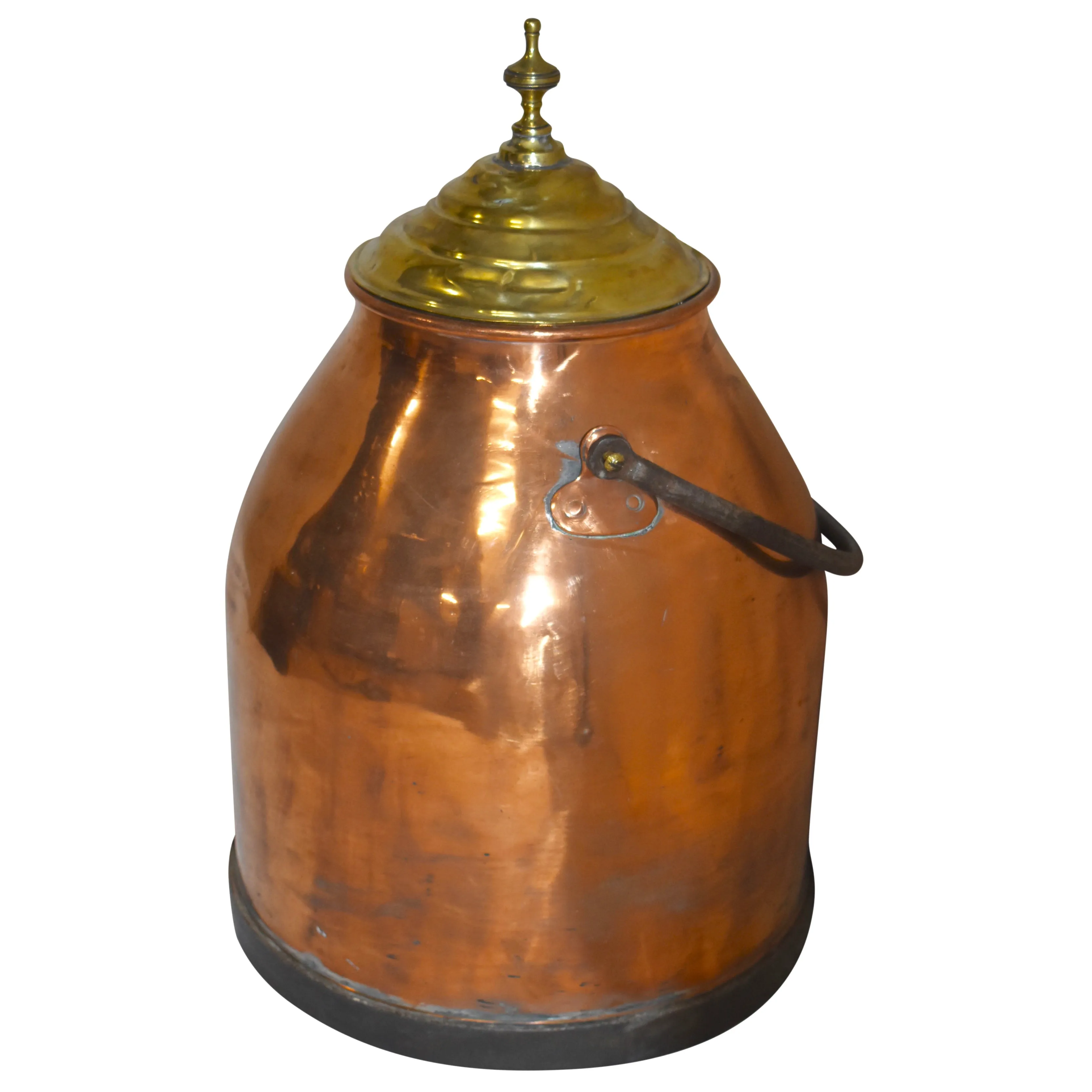 Copper Canister with Brass Lid