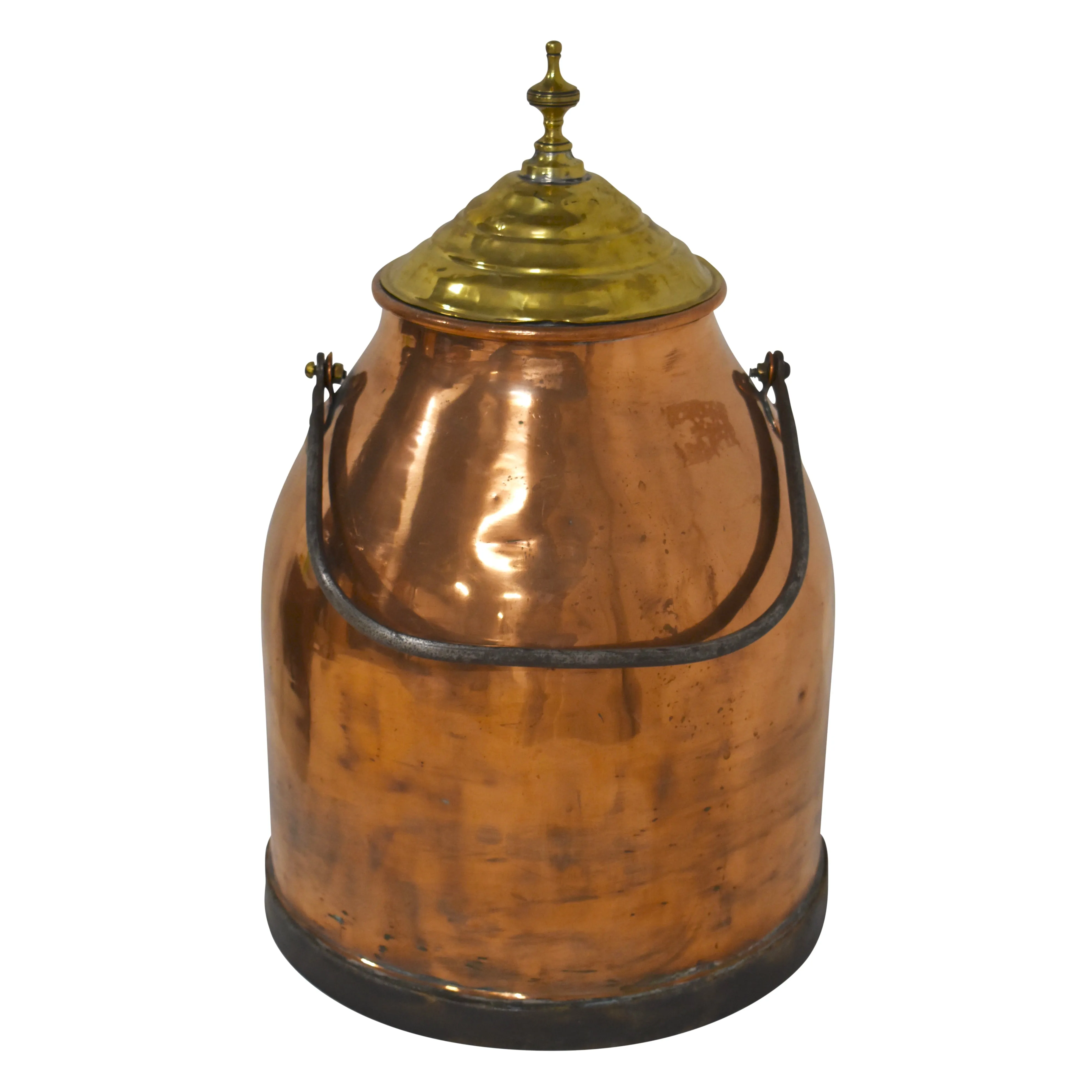 Copper Canister with Brass Lid