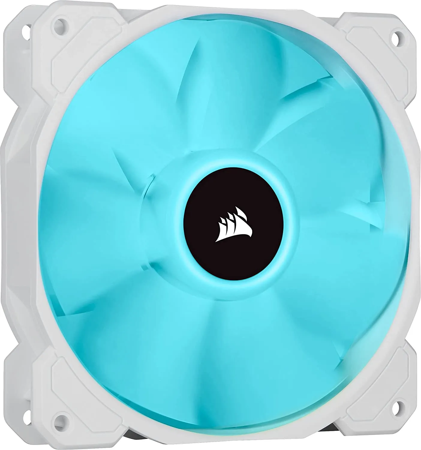 Corsair iCUE SP120 RGB Elite Case Fan x3 12cm PWM, ARGB LEDs, Hydraulic Bearing, Lightning Node Core Included, White PC Case Fan