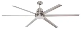 Craftmade MND72BNK6 - 72 Inch Ceiling Fan w/DC Motor w/Blades Brushed Polished Nickel