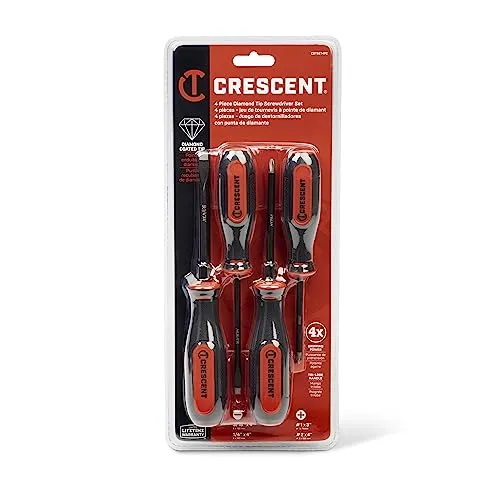 Crescent 6-Piece Diamond Tip Precision Screwdriver Set